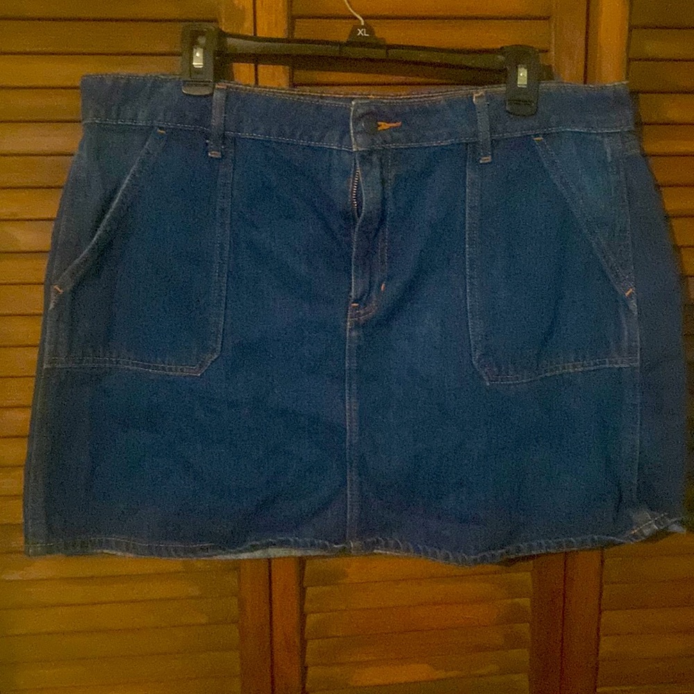 Old Navy Blue Denim Skirt